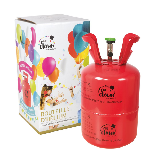 Bouteille d'hélium jetable - capacité 30 ballons, 0,2 m3