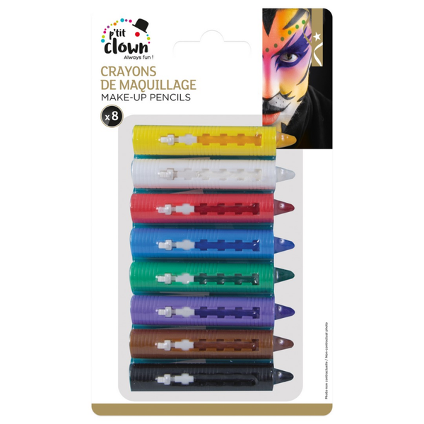 Crayons maquillage - lot de 8