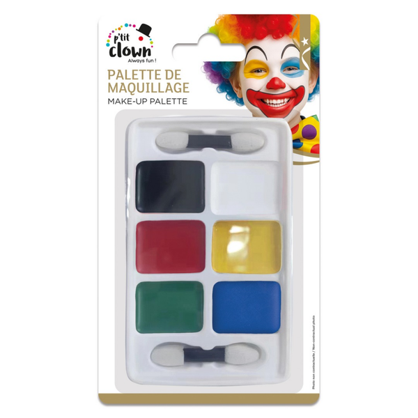 Palette de maquillage - fards gras - 6 couleur