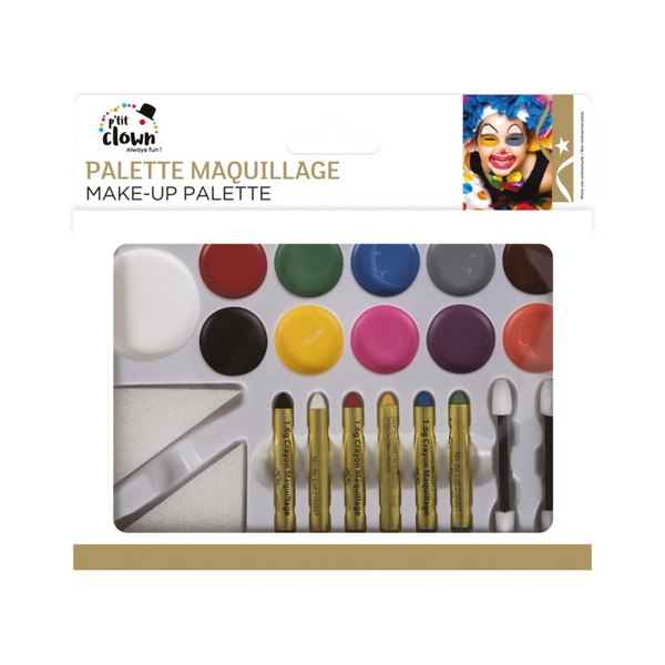 Palette de maquillage - fards gras - 11 couleur