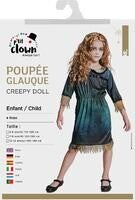 Déguisement de poupée glauque - enfant