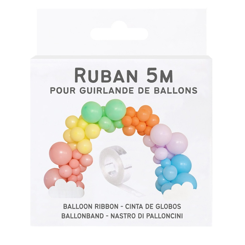Ruban pour guirlande de ballon 5 m