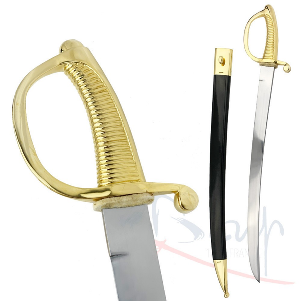 Sabre briquet + fourreau en cuir