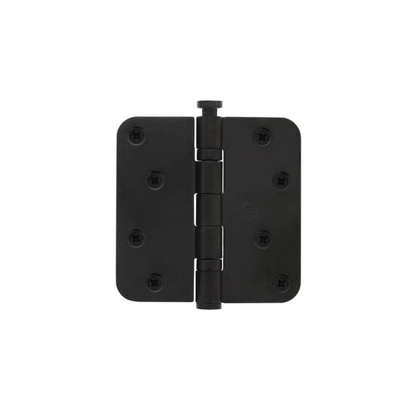 Kogellagerscharnier afgerond tot 70 kilo mat zwart