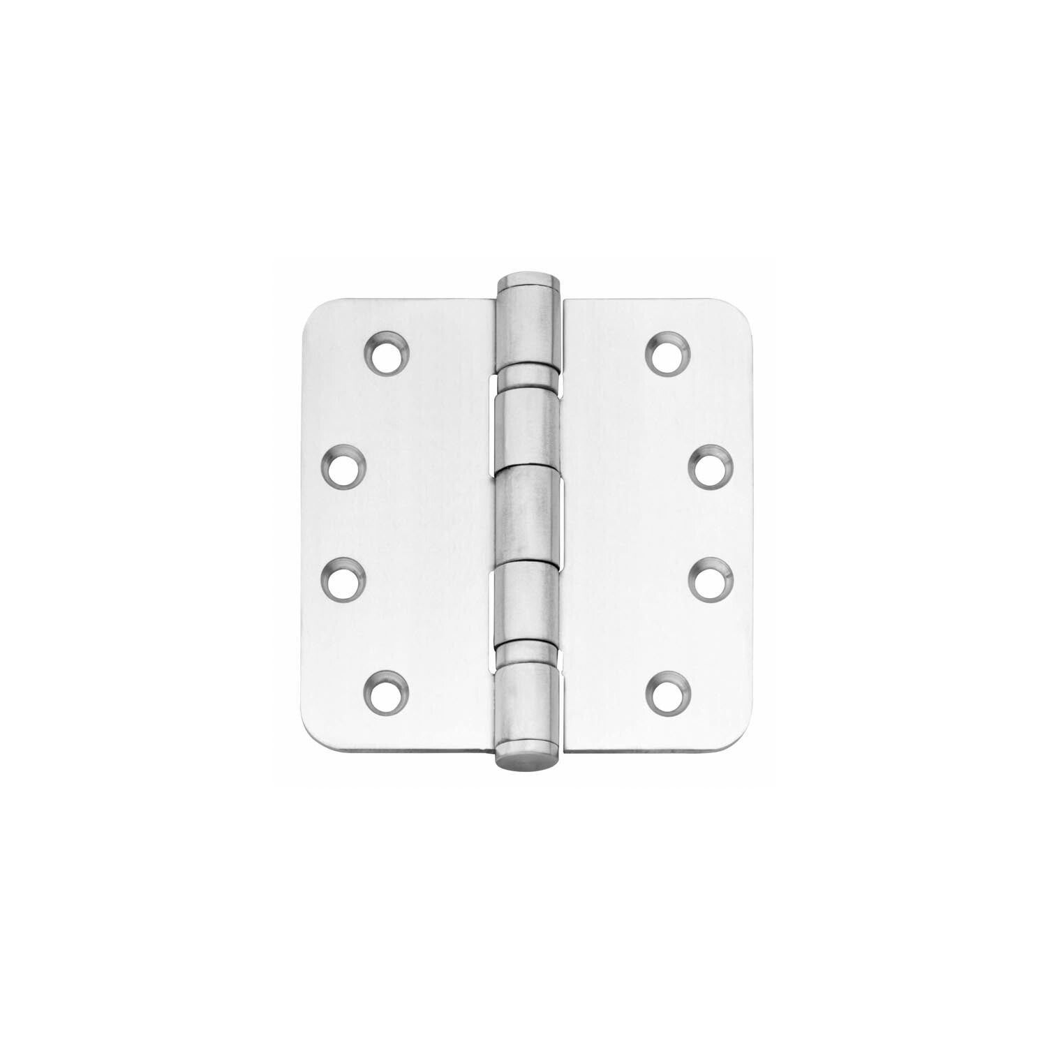 Kogellagerscharnier afgerond tot 100 kilo rvs geborsteld