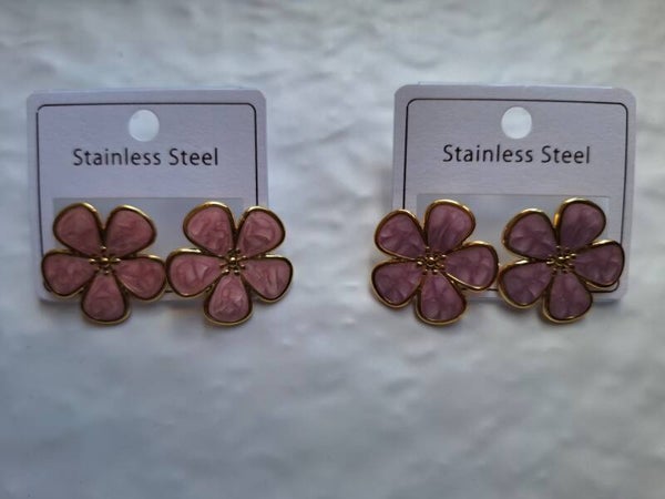 BOUCLES D'OREILLES FLEURS 🌸