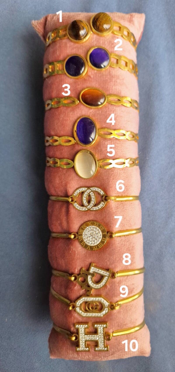 BRACELET  EN  ACIER INOXYDABLES