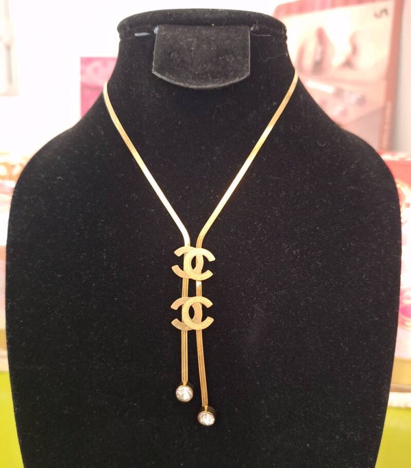 COLLIER CHANEL  ACIER INOXYDABLES