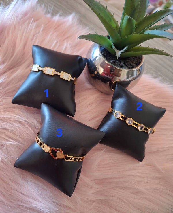 BRACELETS SHANIA EN ACIER INOXYDABLES