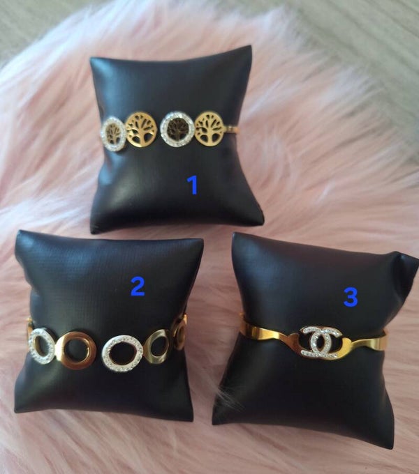 BRACELETS ARBRE DE VIE EN ACIER INOXYDABLES