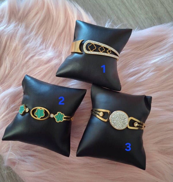 BRACELETS AMINA EN ACIER INOXYDABLES
