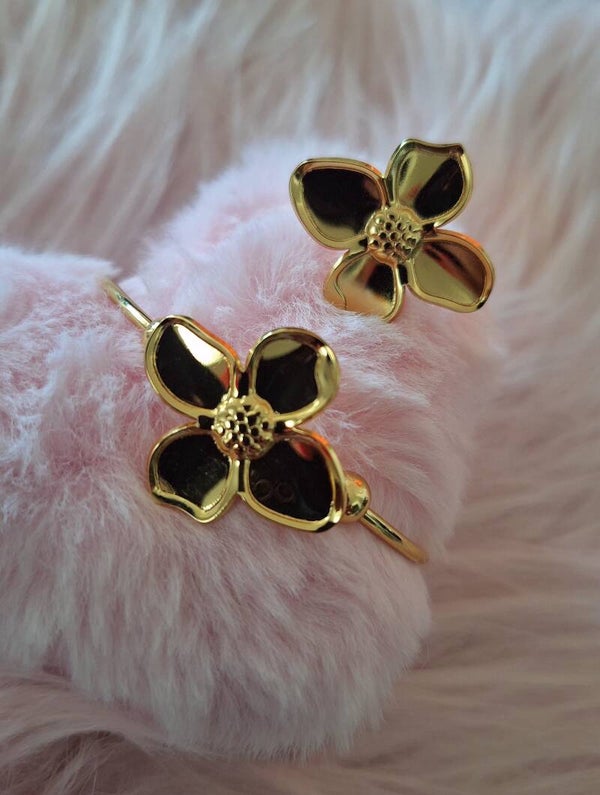 PARURE BRACELETS ET BAGUE IRINA EN ACIER INOXYDABLES