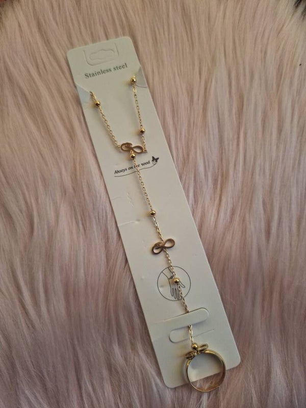 BRACELET  MAJEUR  INFINIE EN ACIER INOXYDABLES