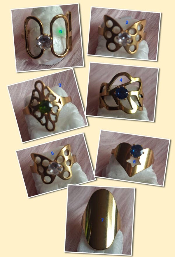 BAGUE ANASTHASIA EN ACIER INOXYDABLES