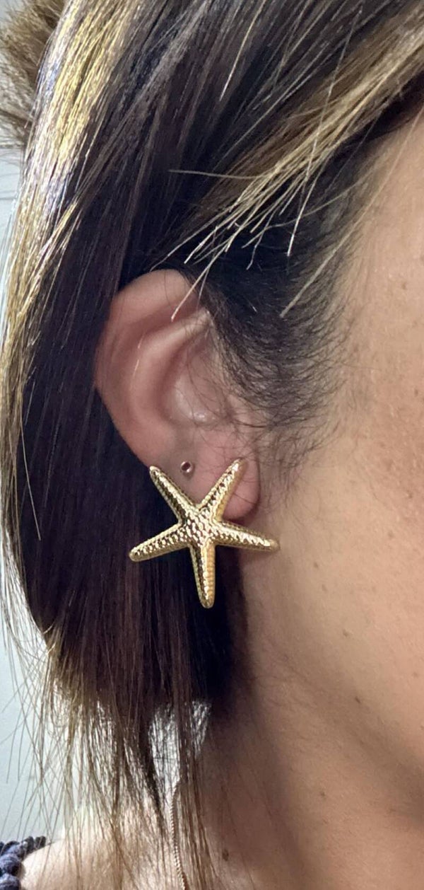 BOUCLES D'OREILLES ÉTOILE DE MER