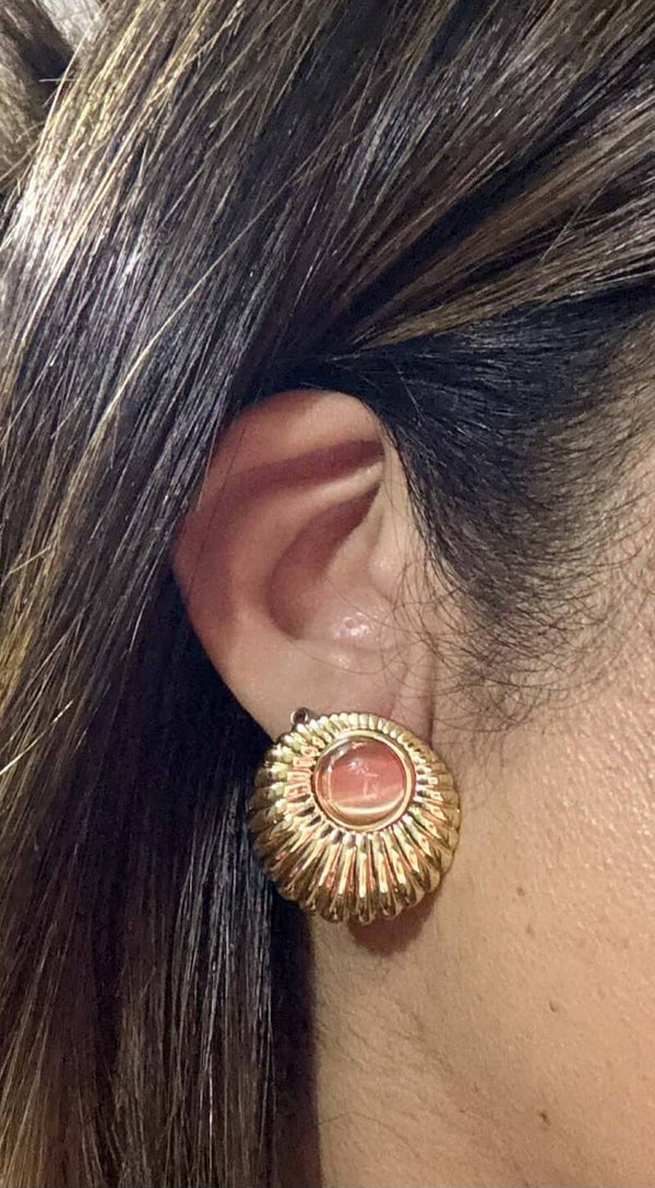 BOUCLES D'OREILLES NAËLLE ROSE