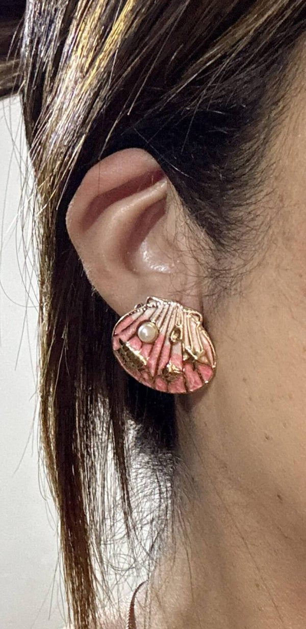 BOUCLES D'OREILLES CORAIL