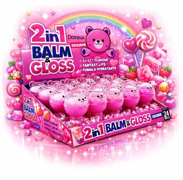 LIPS BALM & GLOSS 2 & 1