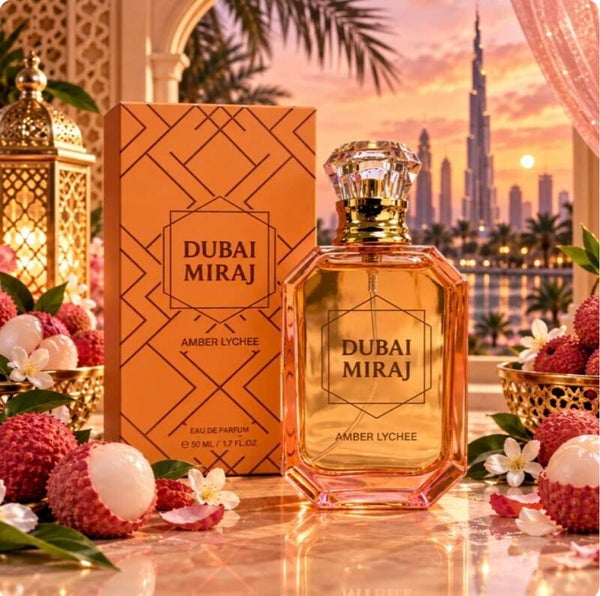 EDP AMBER  LYCHEE - DUBAÏ MIRAJ 50MLI NSPI DE KAYALI