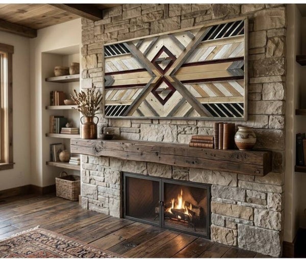 Rustic Chevron Mosaic