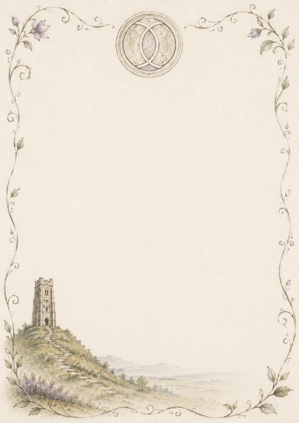 Briefpapier Glastonbury Tor
