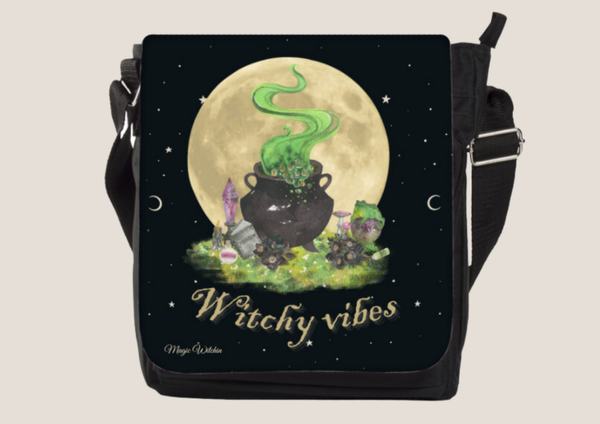 Schouder tas "Witchy Vibes"