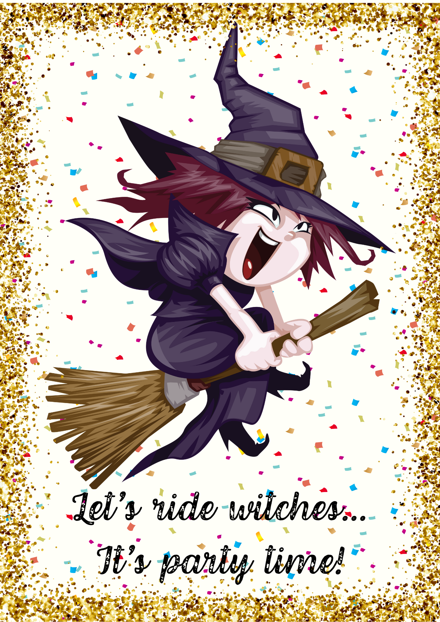 Kaart Witches Party