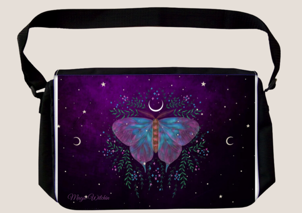Tas Purple Moth 34 x 20 x 8