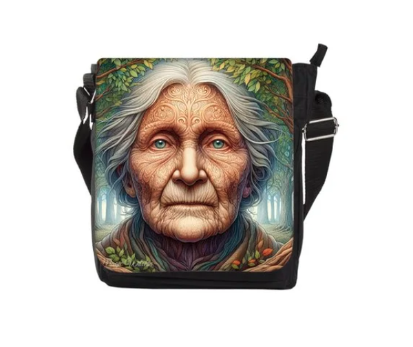 Schouder tas middel "Crone Woman"