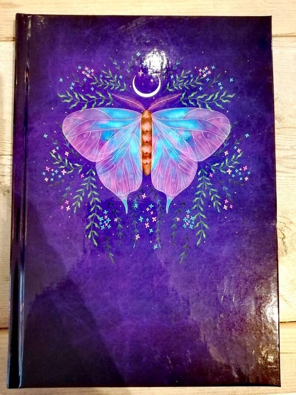 Blanco hardcover Magisch Journal "Moth" zonder tekst