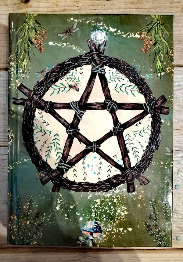 Blanco hardcover Magisch Journal "Pentagram"