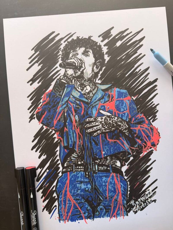 Oli Sykes - BRING ME GHD HORIZON Sharpie Pen