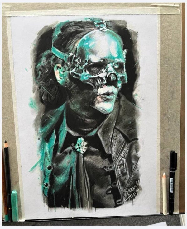 GHOST - Pastel Pencil art