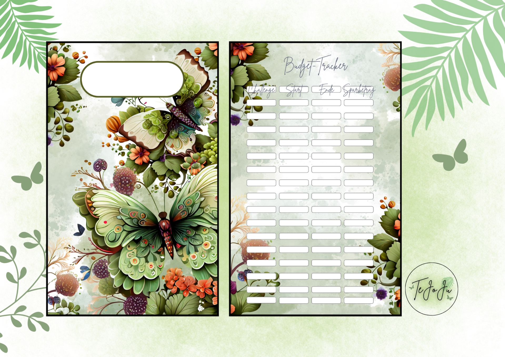 Deckblatt "Butterfly" A6