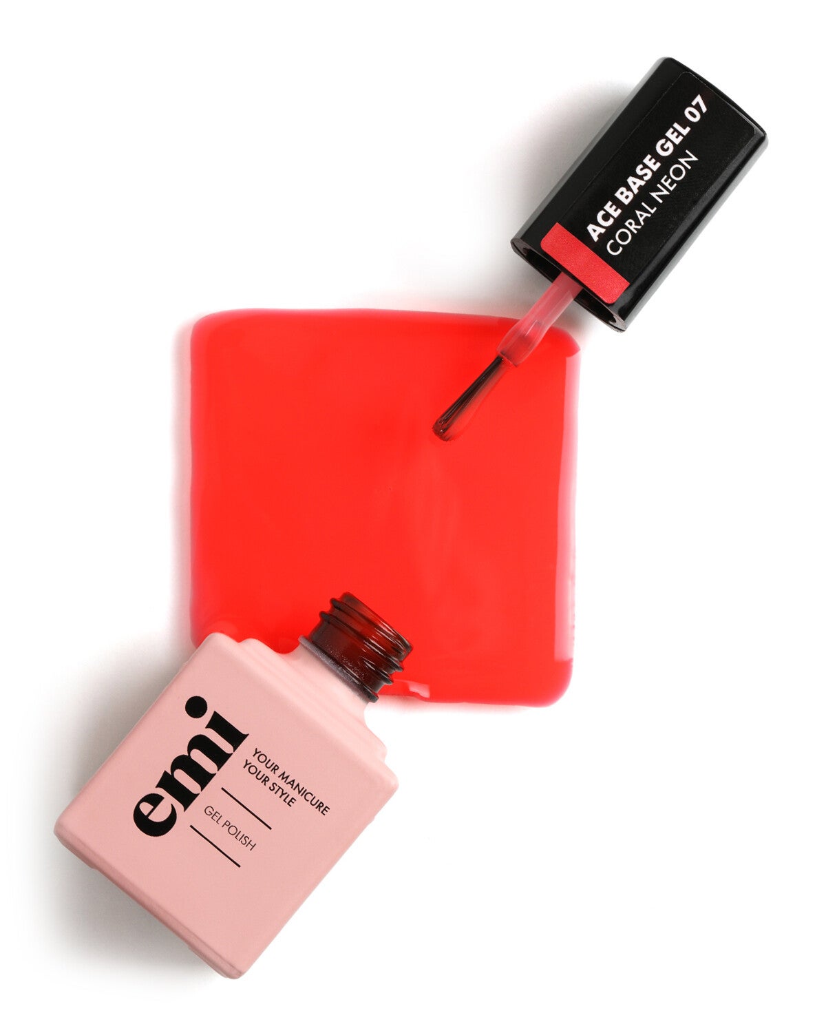 Ace Base Gel Coral Neon 07, 9 ml