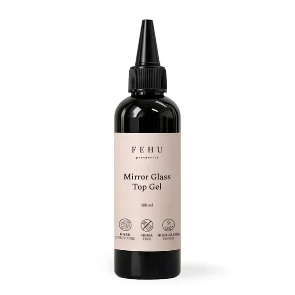 Top Gel - Professionell - Mirror Glass -  Hochglanz, 100 ml.