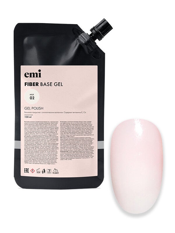 Fiber Base Gel Milk 02, 100 ml