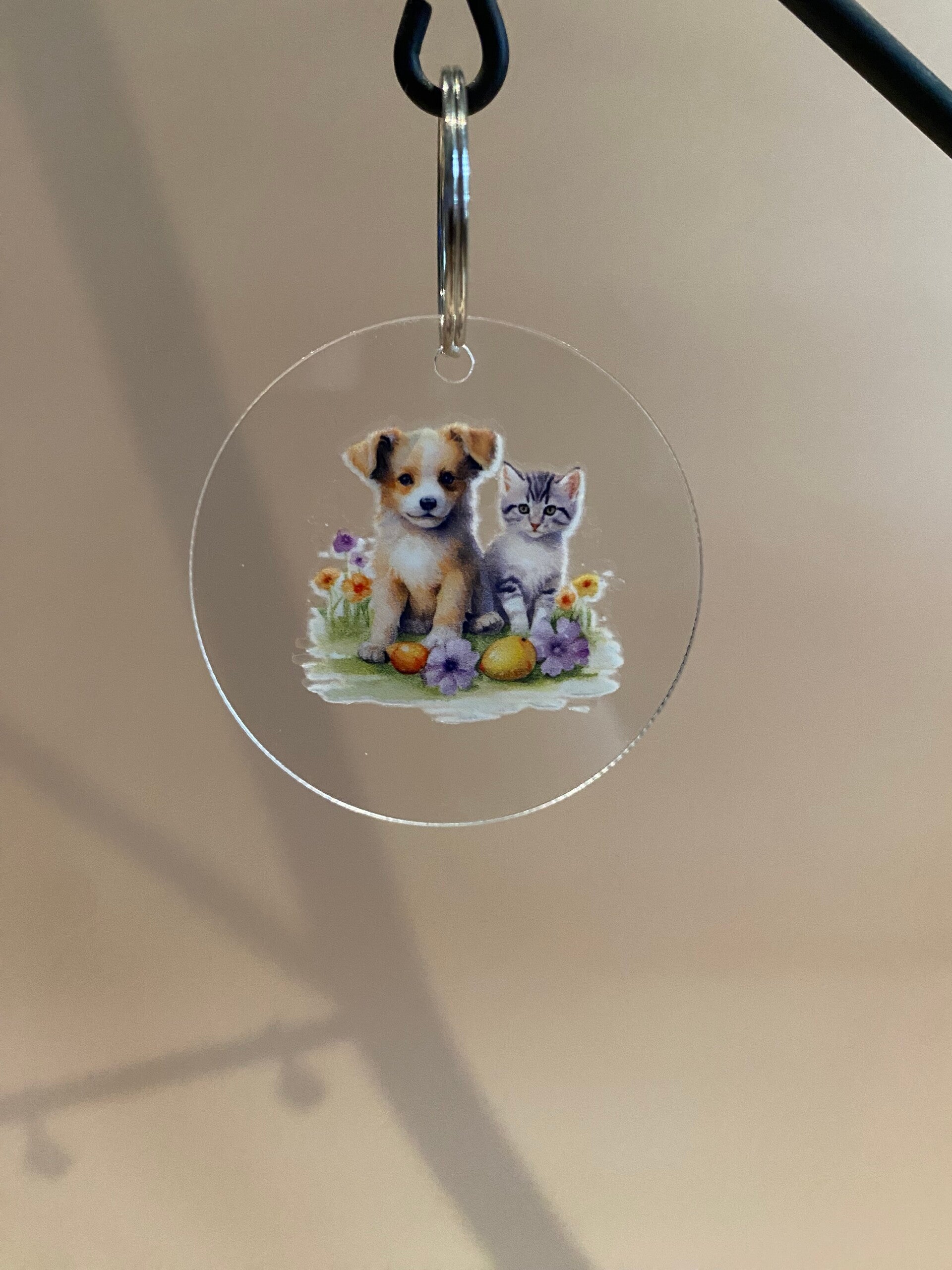 Sleutelhanger hond/poes