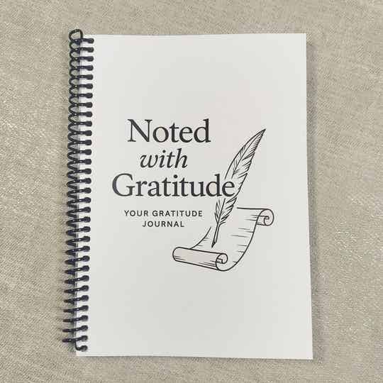 Noted With Gratitude. Your Gratitude Journal