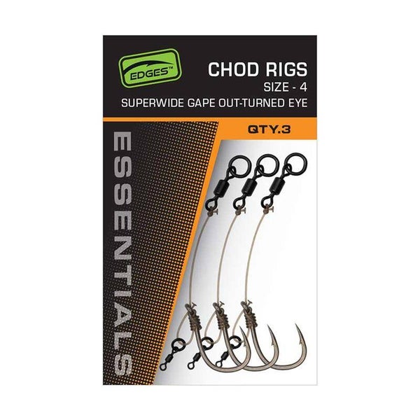 Chod rigs superwide gape out . turned eye Taille 4.5.6