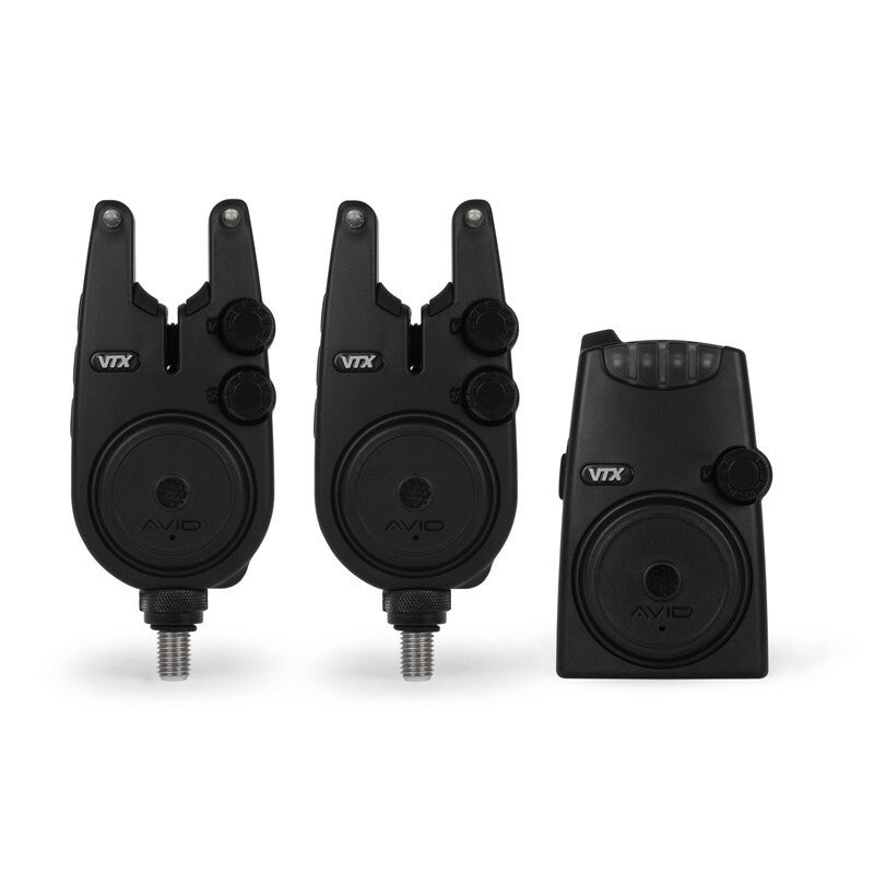 VTX 2+1 Coffret Detecteurs + Centrale Avid Carp Vtx Bite Alarm Set