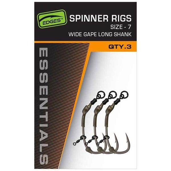 Spinener Rigs wide gape long shank 4.5.6
