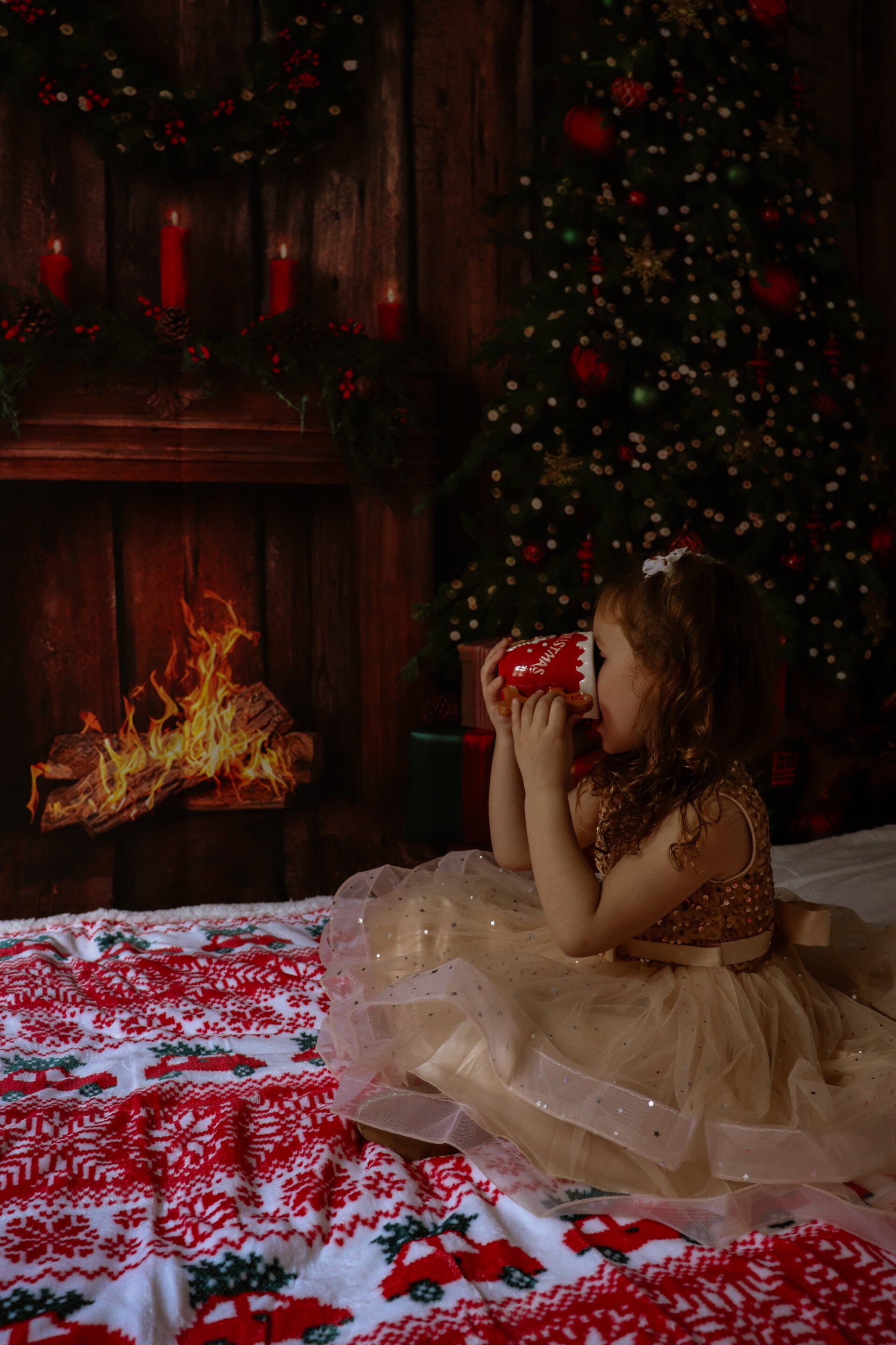 Mini-séance Noël - au Studio