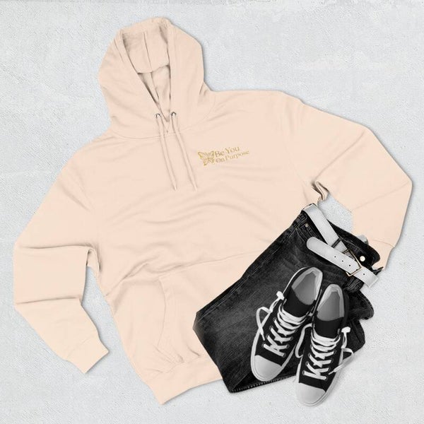 Be You On Purpose-Three-Panel Fleece Hoodie
