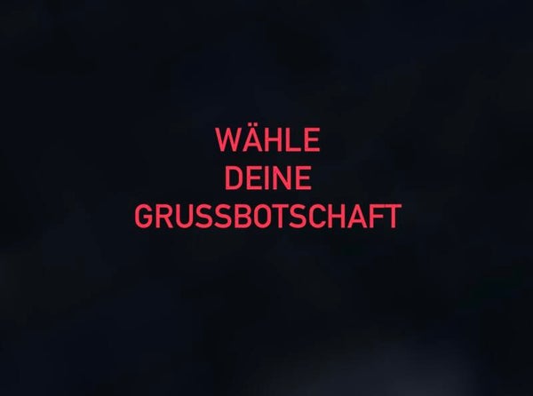 Persönliche Grussbotschaft