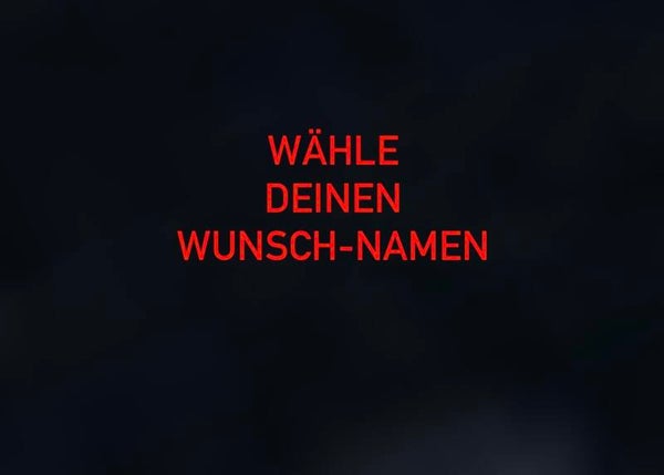 GRUSSBOTSCHAFT // NAMEN