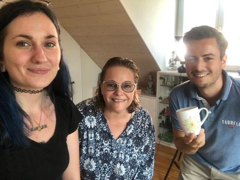 mit Ansalia Team Aline und Mike