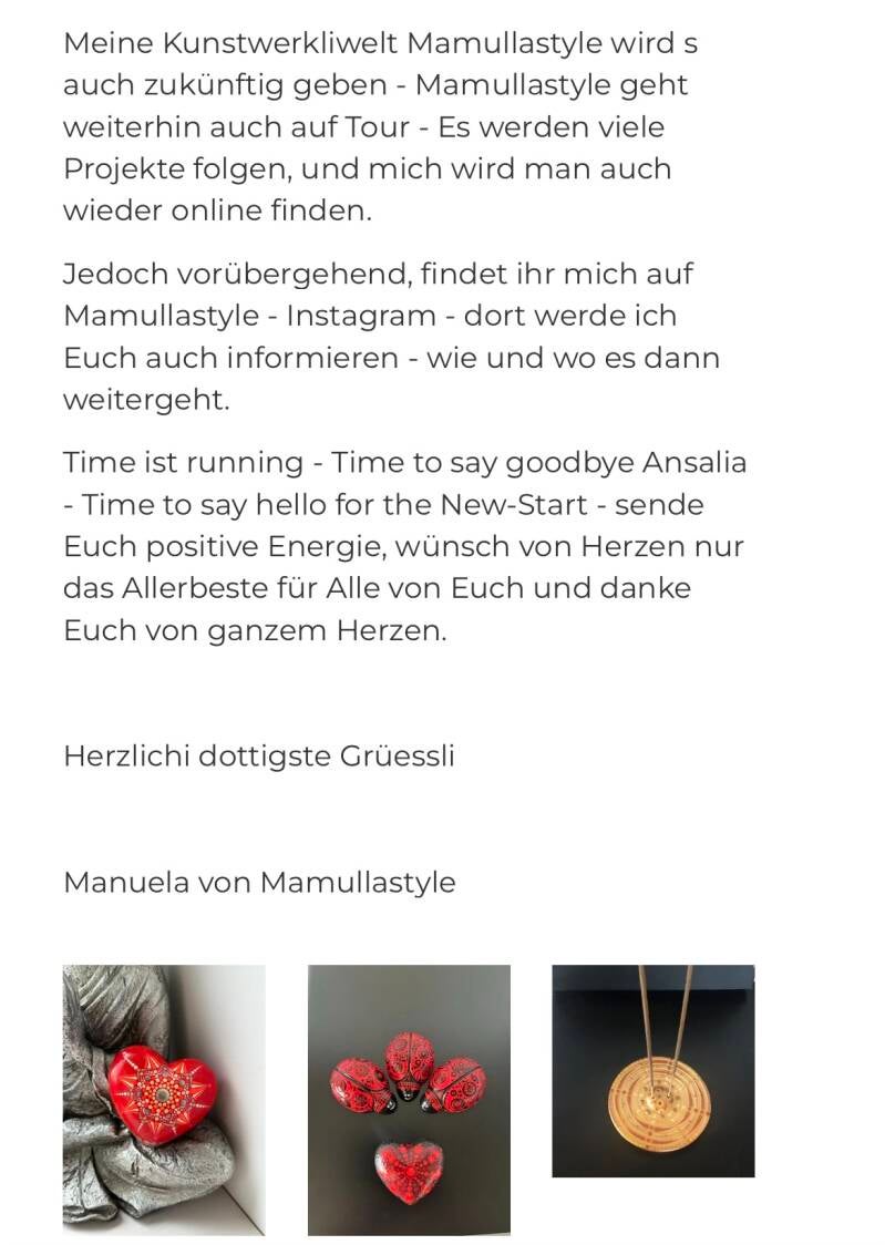 Blog ansalia - good bye