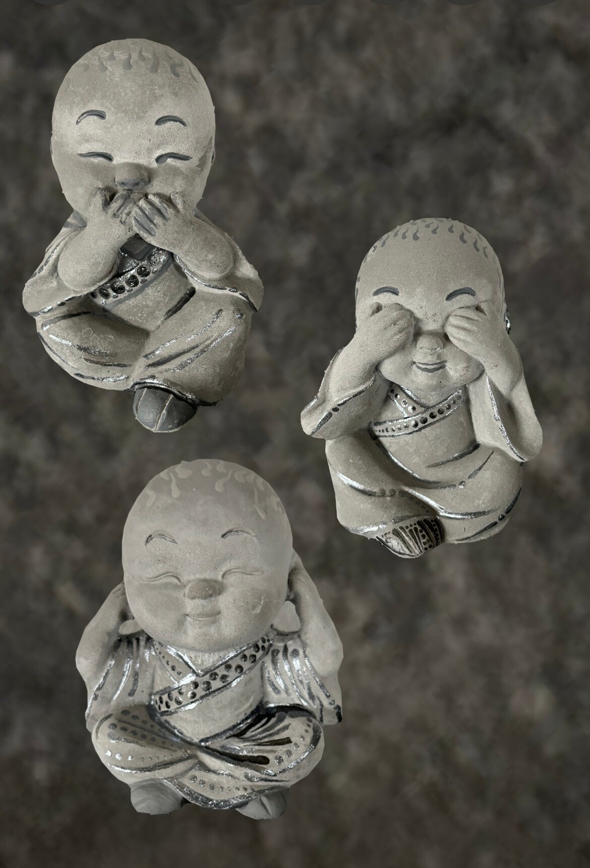 3 kleine Buddhas