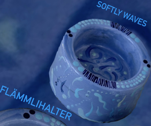 Flämmli-Halter "Softly-Waves"